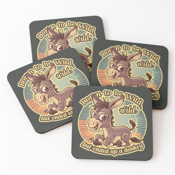 Item preview, Born to be wild, but ended up a donkey designed and sold by Firas Aljazzar.