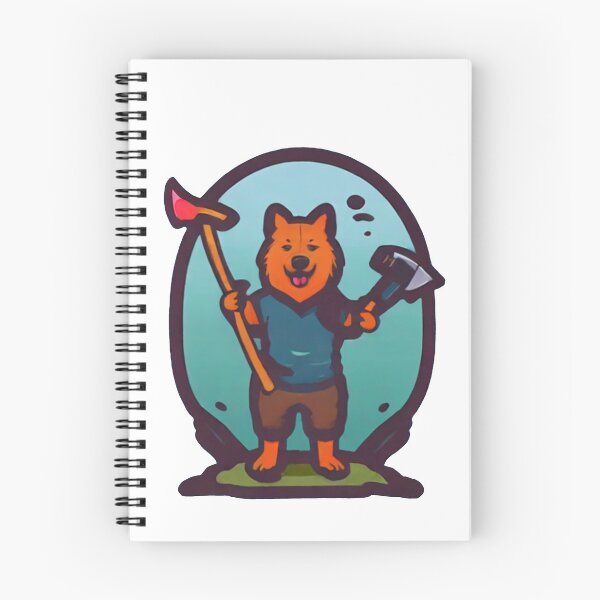 Item preview, dangerous dog with an axe designed and sold by Karaz's Animal Kingdom.