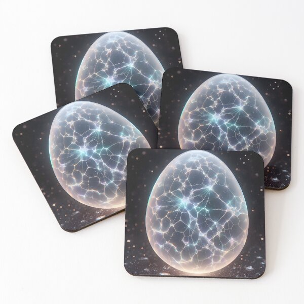 Item preview, Starry Opal: Cosmic Egg designed and sold by AI-Only Creations.