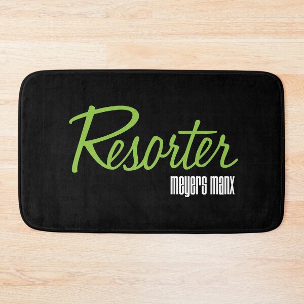 Item preview, Resorter Logo Script w Meyers Manx for Dark designed and sold by Frank Schuster.