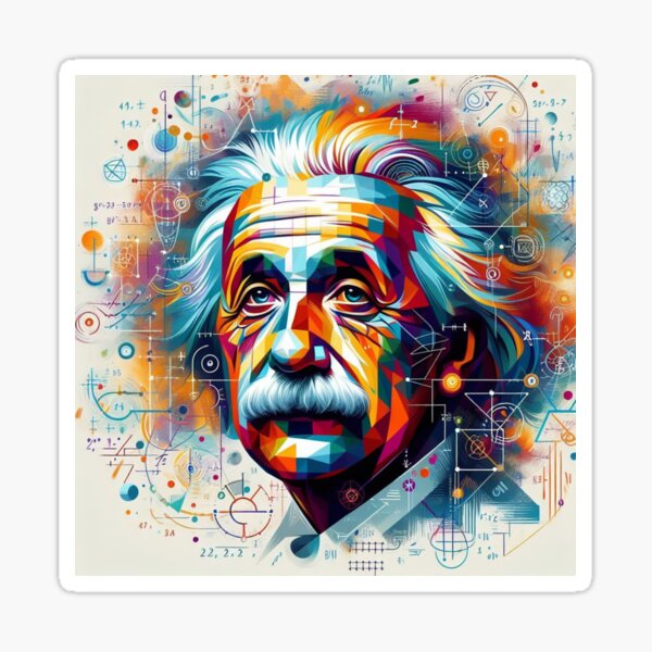 Item preview,  Albert Einstein designed and sold by sevenmountains.