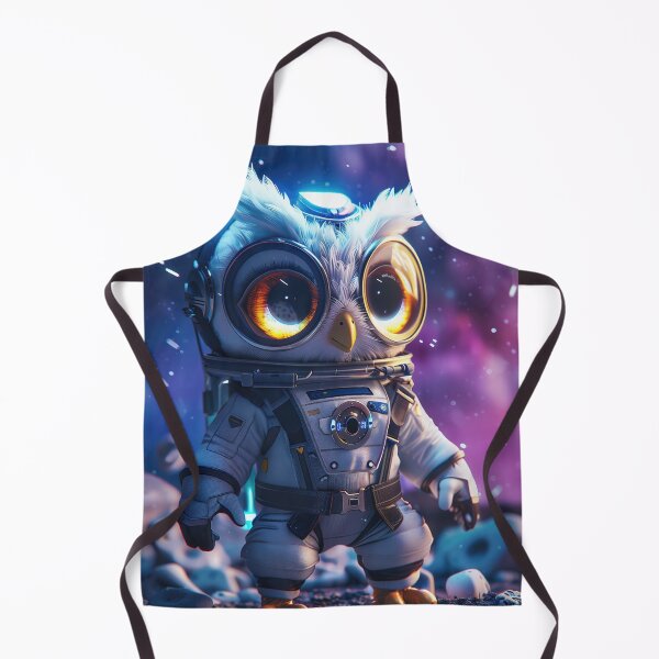 Item preview, Curious Cute Owl Astronaut Venturing on Foreign Planet in Outer Space designed and sold by Mullet Monkey.