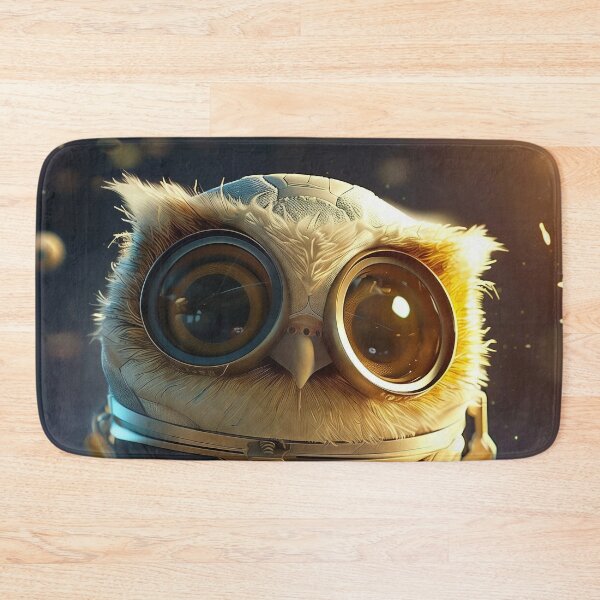 Item preview, Curious Cute Owl Astronaut Exploring Vastness of Outer Space designed and sold by Mullet Monkey.
