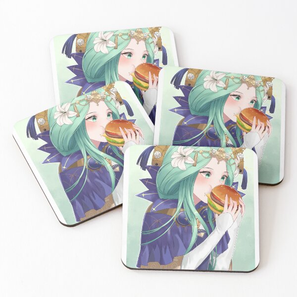 Item preview, Rhea eating Burger designed and sold by Lilshironeko.