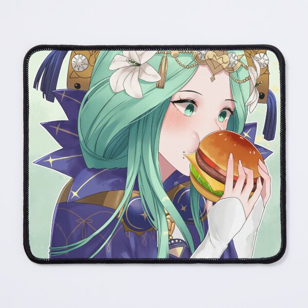 Item preview, Rhea eating Burger designed and sold by Lilshironeko.