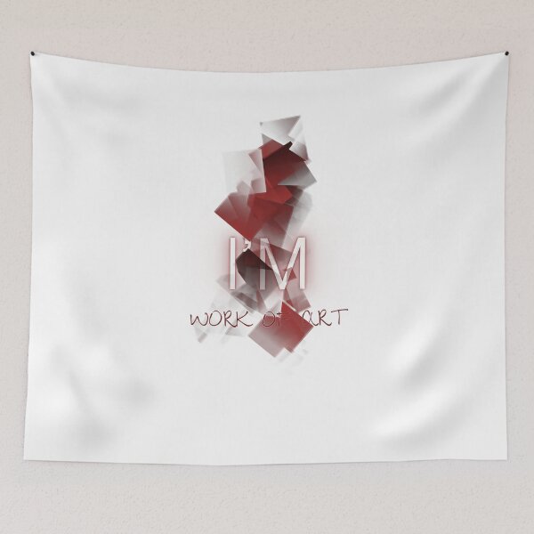 Item preview, I AM WORK OF ART-RED designed and sold by JarredDoll.
