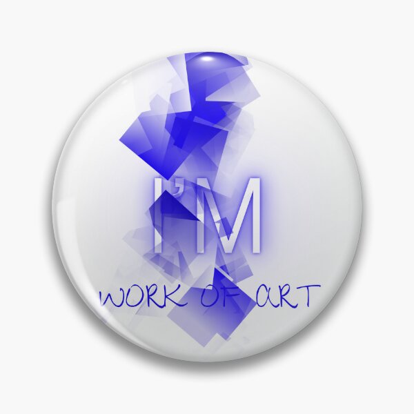 Item preview, I AM WORK OF ART-DARK BLUE designed and sold by JarredDoll.