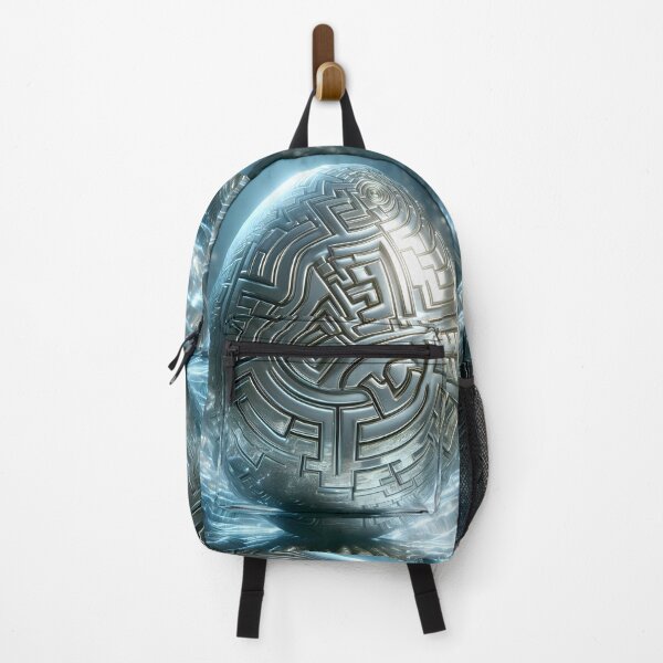 Item preview, Silver Labyrinth: Cracked Mysteries designed and sold by AI-Only Creations.