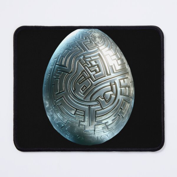 Item preview, Silver Labyrinth: Cracked Mysteries designed and sold by AI-Only Creations.