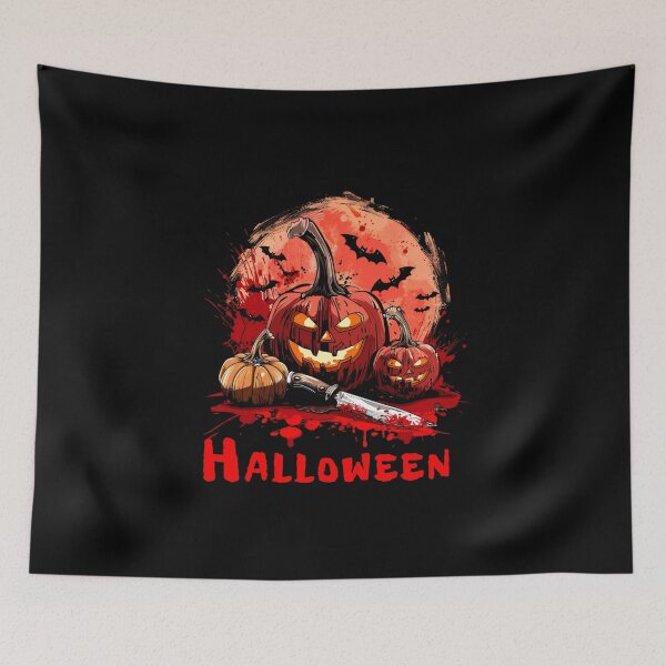Item preview, Vintage Pumpkin Scene Halloween designed and sold by elnexshop.