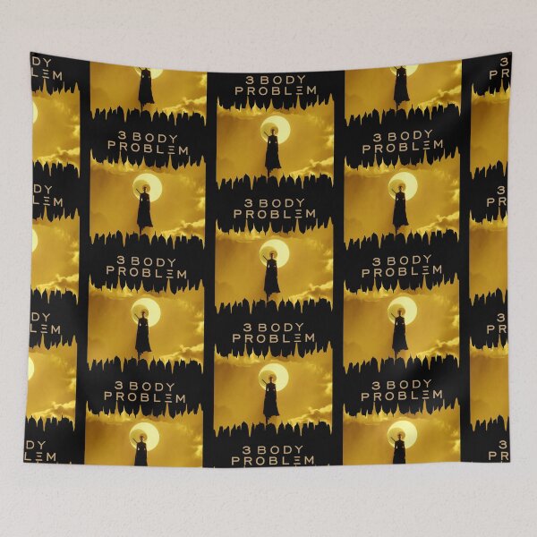 Item preview, Futuristic ' 3 Body Problem ' Design - Sci-Fi Inspired Graphic designed and sold by ironpalette.