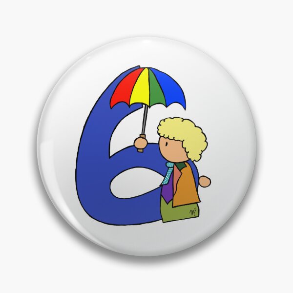 Item preview, Chibi Sixth Doctor designed and sold by michaliloli.