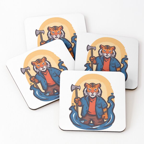 Item preview, dangerous tiger with axe designed and sold by Karaz's Animal Kingdom.