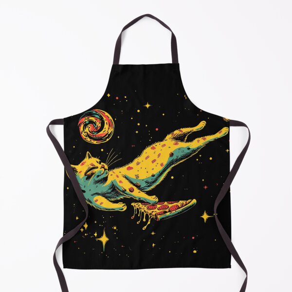 Item preview, Space Cat Pizza gift for cat and pizza lovers designed and sold by YenViolet.