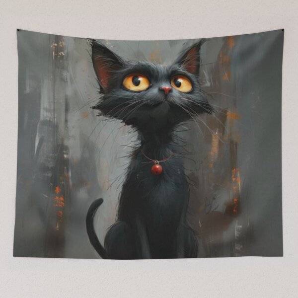 Item preview, Shadow's Playfulness Tee, Midnight Whiskers, Onyx Cuddles Gift designed and sold by Terry-Salsa.