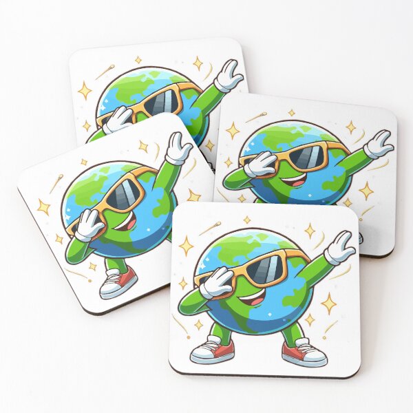 Artikelvorschau, Earth Dabbing Earth Day 2024 entworfen und verkauft von QUOTABLE STICKERS.