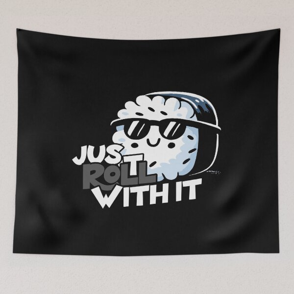 Item preview, Just roll with it Sushi designed and sold by DoodleDashShop.