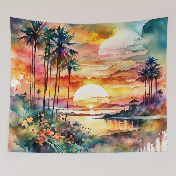 Artikelvorschau, Natur Landschaft Sonnenuntergang Kunst entworfen und verkauft von redask2me.