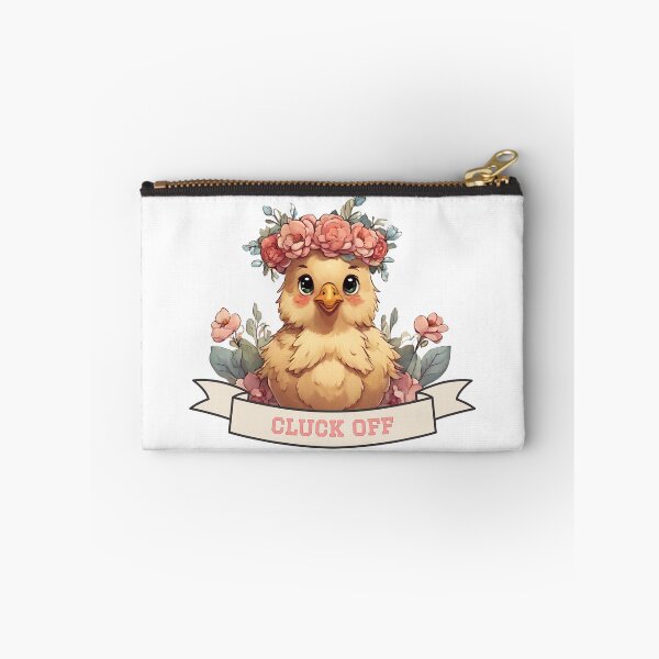 Item preview, Cluck off Pun Cute Chick Chicken with Flower Crown designed and sold by camrynangela.