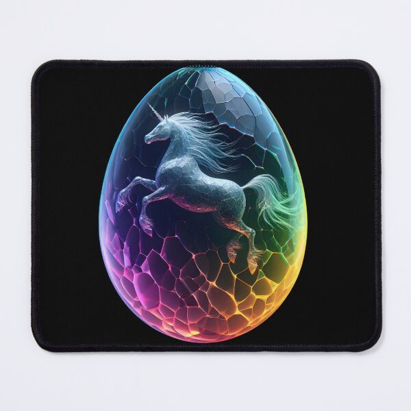 Item preview, Rainbow Unicorn: Crystal Harmony designed and sold by AI-Only Creations.