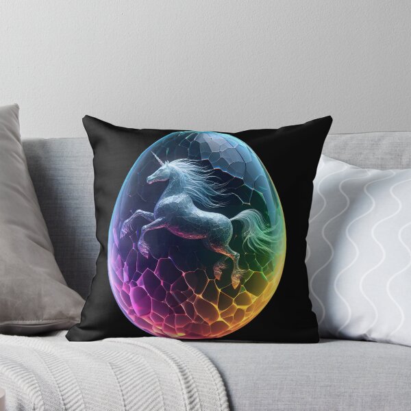 Item preview, Rainbow Unicorn: Crystal Harmony designed and sold by AI-Only Creations.