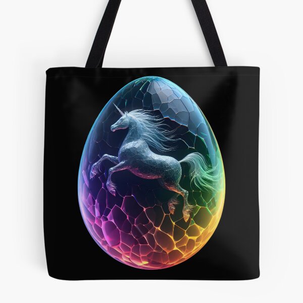 Item preview, Rainbow Unicorn: Crystal Harmony designed and sold by AI-Only Creations.