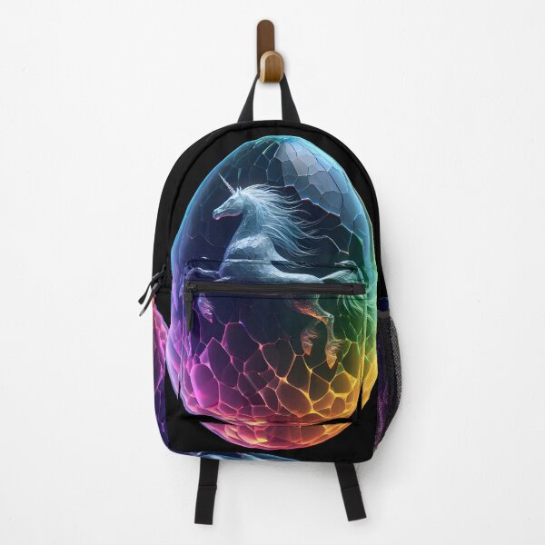 Item preview, Rainbow Unicorn: Crystal Harmony designed and sold by AI-Only Creations.