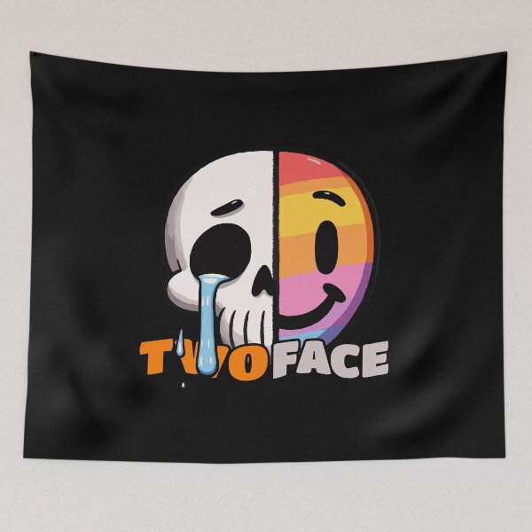 Item preview, Sad Happy Smile Two Face designed and sold by DoodleDashShop.