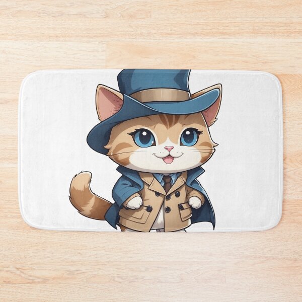 Item preview, Whiskered Detective designed and sold by Positive_Space.