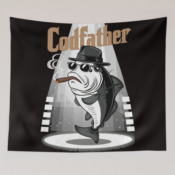 Item preview, Codfather designed and sold by HOMEDESIGNPRINT.
