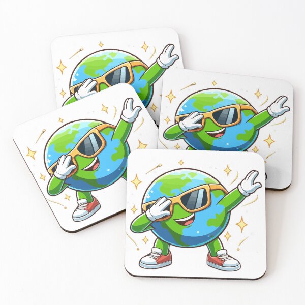 Artikelvorschau, Earth Dabbing Earth Day 2024 entworfen und verkauft von QUOTABLE STICKERS.