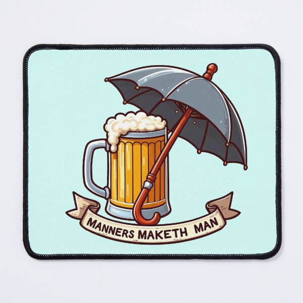 Item preview, Manners Maketh Man designed and sold by Vkinsify.