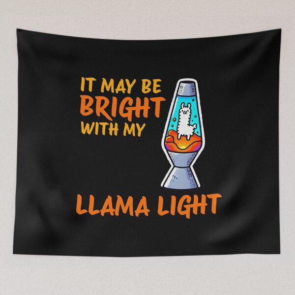 Item preview, Funny Llama Lamp designed and sold by DoodleDashShop.
