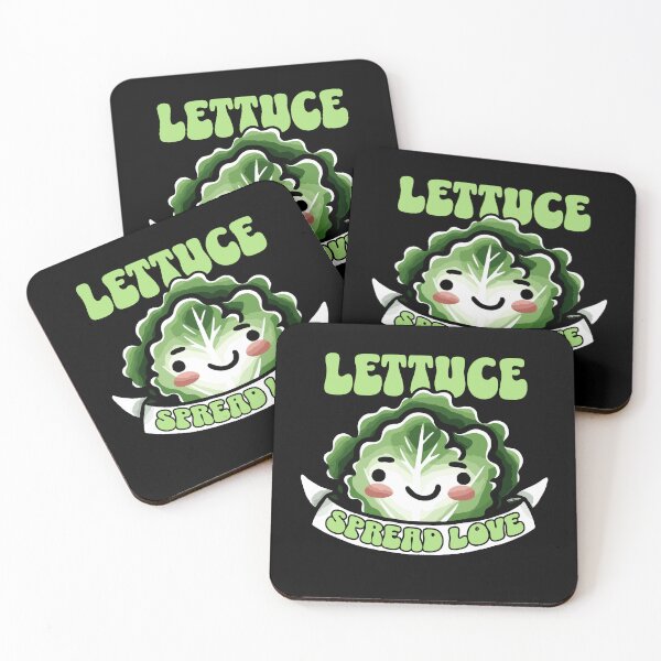 Artikelvorschau, Lettuce spread Love Vegetarian Peace Design entworfen und verkauft von DoodleDashShop.