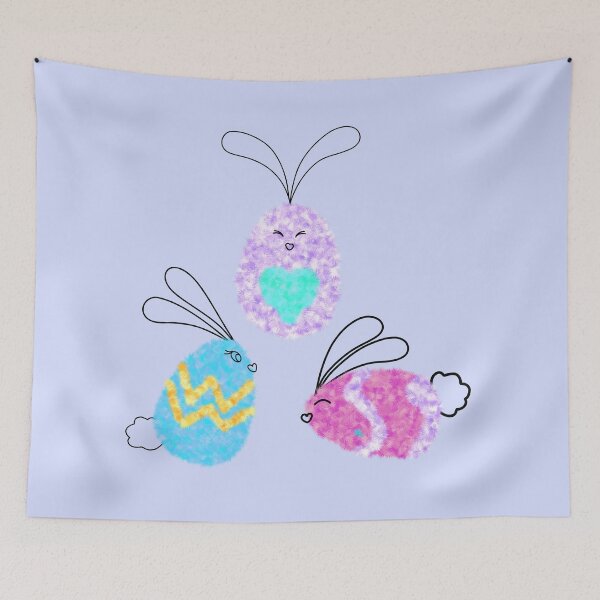 Item preview, Chowlet Fuzzy Egg-Bunnies designed and sold by chowlet.