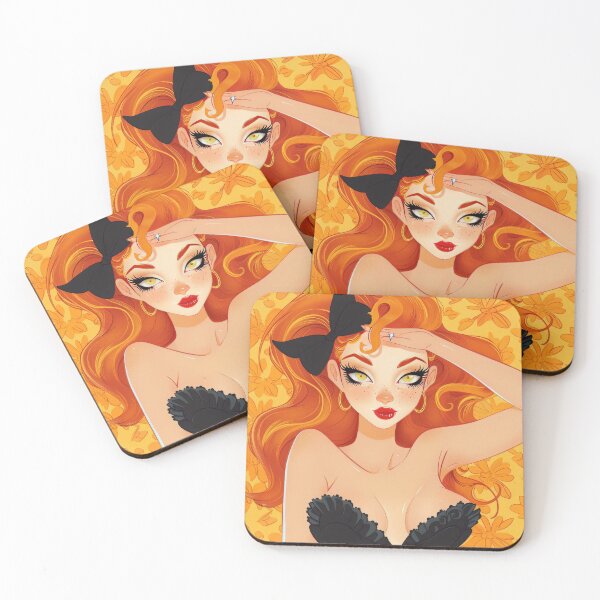 Item preview, Feathered Femme Fatales designed and sold by Retro Type.