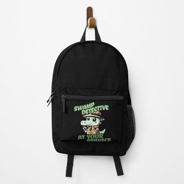 Item preview, Swamp Detective at your Service Investigator Crocodile designed and sold by DoodleDashShop.