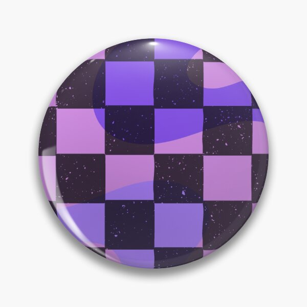 Aperçu de l'œuvre Chèque tourbillon violet créée et vendue par DistractedDraws.