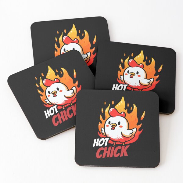 Item preview, Hot Chick Chicken designed and sold by DoodleDashShop.