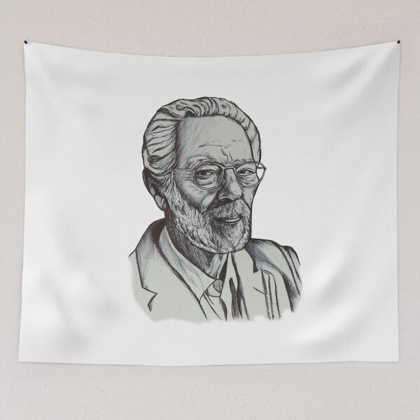 Item preview, Enrique Dussel, Retrato de Enrique Dussel, Dibujo de Enrique Dussel, Filósofo Enrique Domingo Dussel Ambrosini designed and sold by Tiendaplanista.