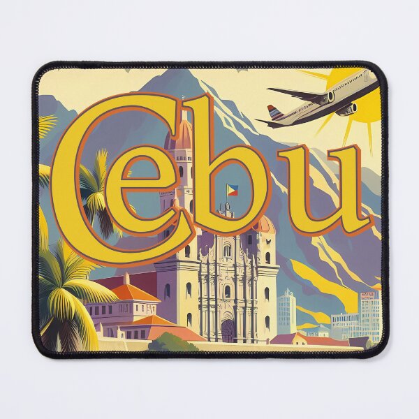 Item preview, Cebu Vintage Travel Poster Philippines designed and sold by Lowtech.