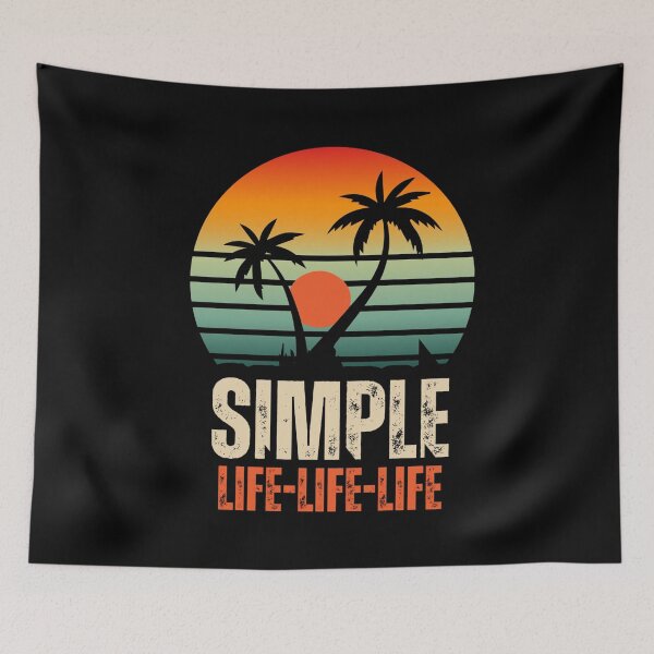 Item preview, Life is simple sticker designed and sold by Elouk.