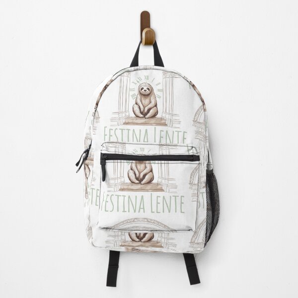 Item preview, Cute Festina Lente Sloth- Make Haste Slowly Quote designed and sold by TheWriteHand.