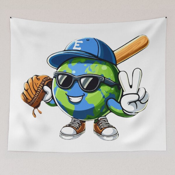 Artikelvorschau, Erde spielt Baseball Tag der Erde 2024 entworfen und verkauft von QUOTABLE STICKERS.