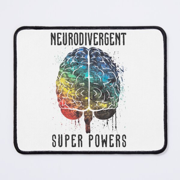 Item preview, Neurodivergent Super Powers Brain designed and sold by Yogimeister.