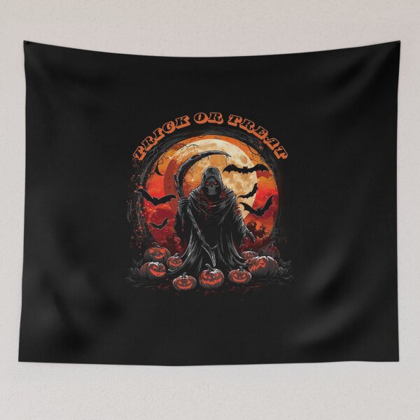 Item preview, Vintage Pumpkin Scene Halloween designed and sold by elnexshop.