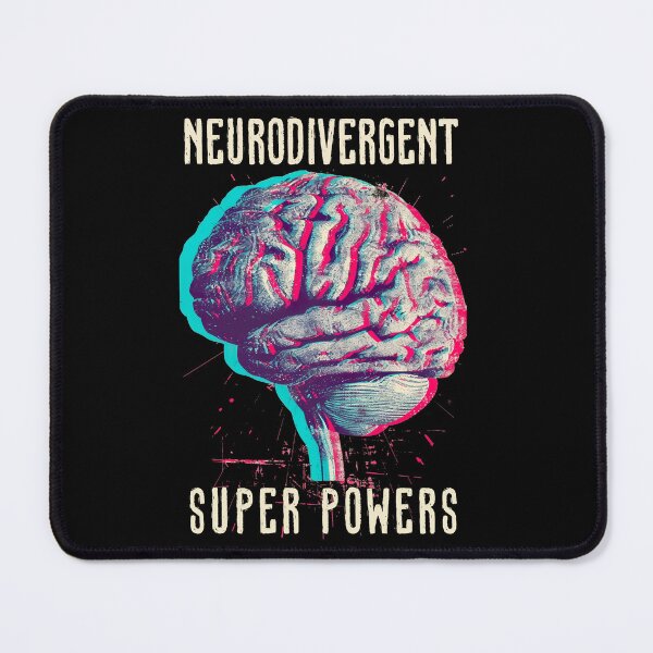Item preview, Neurodivergent Super Powers Brain designed and sold by Yogimeister.