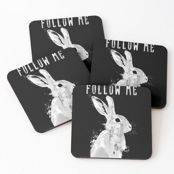Item preview, Follow Me White Rabbit designed and sold by Yogimeister.