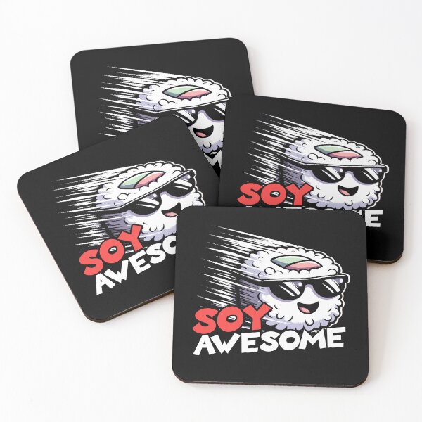 Item preview, Soy Awesome Sushi Roll designed and sold by DoodleDashShop.
