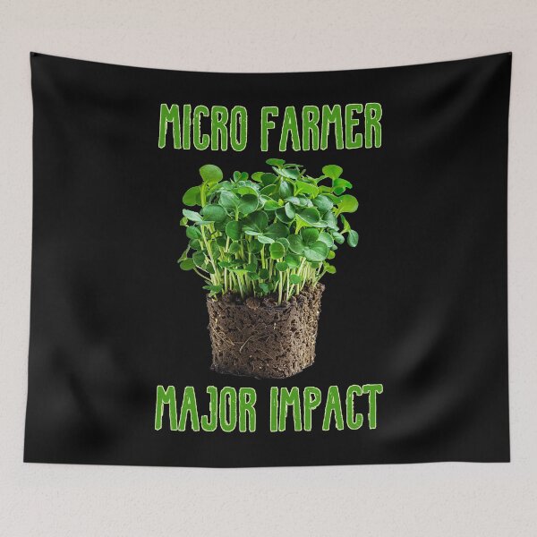 Item preview, Micro Farmer, Major Impact designed and sold by Yogimeister.